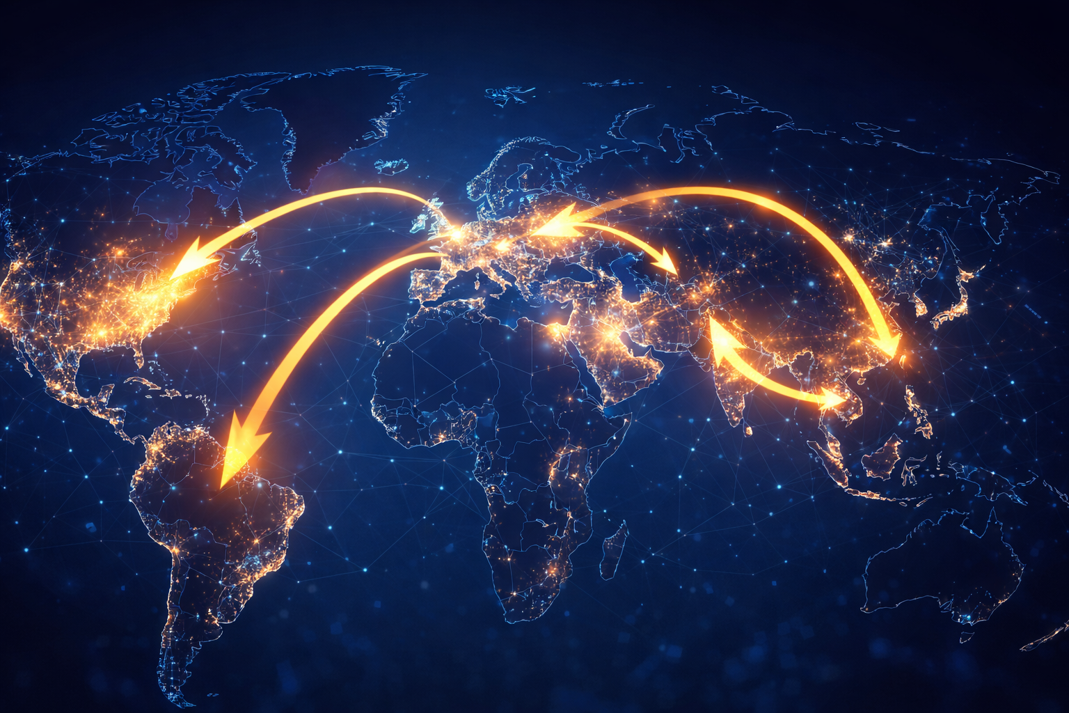 DTLC Logistics global coverage map