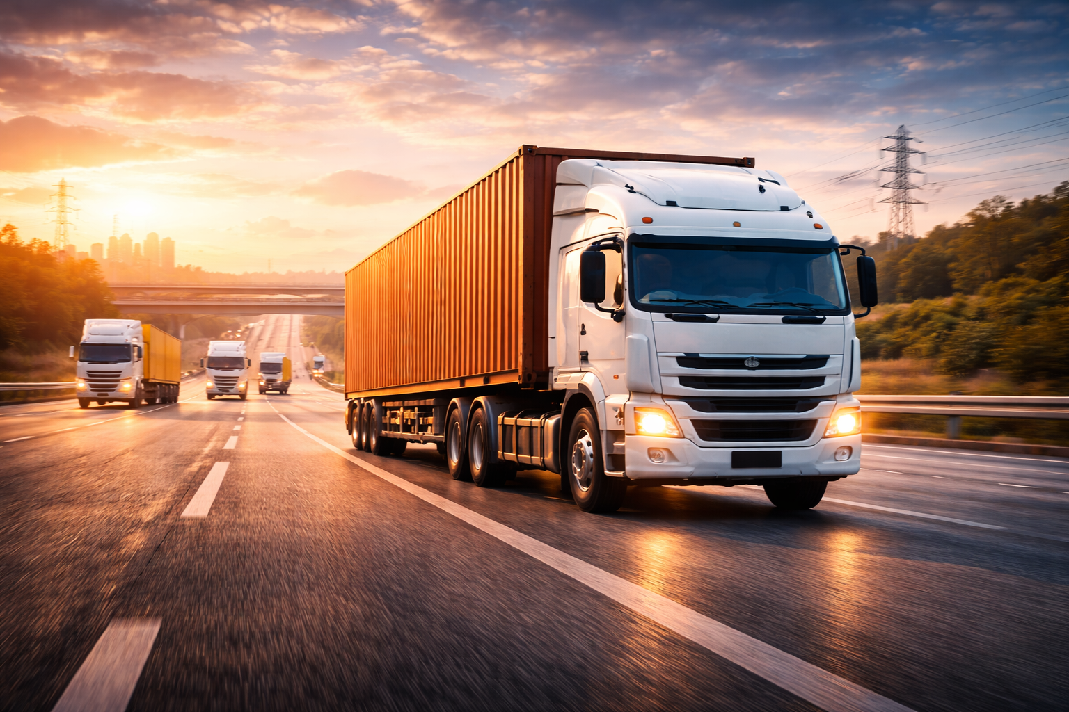 Road transport truck